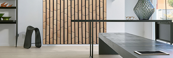 Moderne Paneele und Akustiklösungen